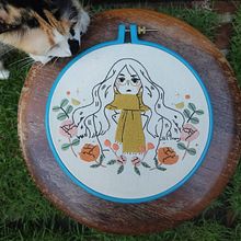 O bordado mais lindo que já fiz. Un projet de Broderie de Gabriela Coutinho - 03.05.2021