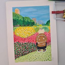 TaeTae al Aire Libre. Traditional illustration, and Design project by Belén Zapata - 09.12.2022