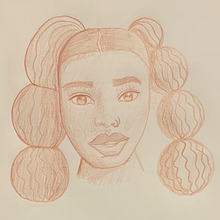 My project for course: Portrait Sketchbooking: Explore the Human Face. Un proyecto de Bocetado, Dibujo, Dibujo de Retrato, Dibujo artístico y Sketchbook de Karina Rosales - 13.09.2022