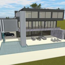 Mój projekt z kursu: Cyfrowa ilustracja projektów architektonicznych. Un proyecto de Arquitectura, Paisajismo, Ilustración digital, Arquitectura digital e Ilustración arquitectónica de Patrycja Kostuch - 20.04.2022