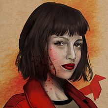 Meu projeto do curso: Retrato Ilustrado com Procreate. Un progetto di Illustrazione tradizionale, Illustrazione digitale, Disegno di ritratti, Disegno, Disegno artistico, Pittura digitale, Disegno digitale e Illustrazione editoriale di Debora Torigoe - 01.09.2022