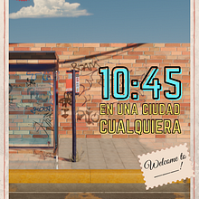 10:45 En una ciudad cualquiera - Short Film. . Un projet de Animation, Animation de personnages, Animation 2D, Animation 3D, Cinéma, Cinéma, vidéo et télévision, Conception de personnages, 3D , et Modélisation 3D de Federico Dealbera - 14.09.2022