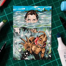 Sketch Card Art: Mythological Creatures from Around the Globe. Traditional illustration, Character Design, Sketching, Pencil Drawing, Drawing, Concept Art, Artistic Drawing & Ink Illustration project by David Geralao - 08.09.2022