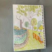 My project for course: Exploratory Sketchbook: Find Your Drawing Style. Traditional illustration, Sketching, Creativit, Drawing, Watercolor Painting, Sketchbook, and Gouache Painting project by ollieb - 09.14.2022