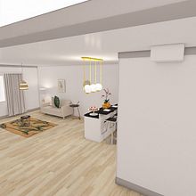 Meu projeto do curso: Iniciação ao design de interiores. Un progetto di Architettura d'interni, Interior design, Interior Design, Interior Design, Retail Design e Progettazione dello spazio di Cinara Silva - 12.09.2022