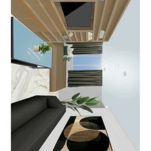 My project for course: Architectural Drawing: The Single-Point Perspective. Design, Architecture, L, scape Architecture, and Architectural Illustration project by Gabriela Rambal - 09.09.2022