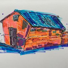 Mi proyecto del curso: Dibujo arquitectónico expresivo con marcadores de colores. Sketchbook, Sketching, Drawing, Architectural Illustration & Ink Illustration project by Menchu Bagur - 09.14.2022