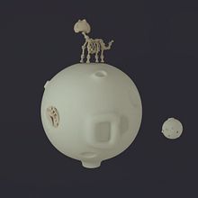 Meu projeto do curso: Desenho de personagens 3D em movimento. Un progetto di 3D, Animazione, Character design, Postproduzione fotografica, Modellazione 3D, Character design 3D e Progettazione 3D di Carlos Fontes - 12.09.2022