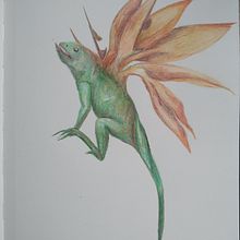 Mój projekt z kursu: Surrealistyczna ilustracja inspirowana naturą. Traditional illustration, Pencil Drawing, Drawing, Artistic Drawing, Naturalistic Illustration, and Colored Pencil Drawing project by Karola Kruk - 09.14.2022