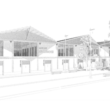 Mercado Los Carmenes. Een project van Architectuur,  3D-modellering y Architecturale visualisatie van Eleazar Coello - 12.09.2022