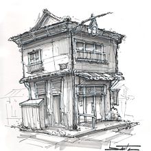 Mi proyecto del curso: Dibujo arquitectónico expresivo con marcadores de colores. Projekt z dziedziny Sketching,  R, sunek,  R, sunek architektoniczn, Sketchbook,  R i sunek atramentem użytkownika Marcos Busta - 14.09.2022