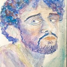 My project for course: Artistic Portrait with Watercolors. Un projet de Beaux Arts, Peinture, Aquarelle , et Dessin de portrait de Reuven Kiperwasser - 14.09.2022