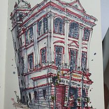 My project for course: Expressive Architectural Sketching with Colored Markers. Un progetto di Bozzetti, Disegno, Illustrazione architettonica, Sketchbook e Illustrazione con inchiostro di maxlee2 - 15.09.2022
