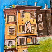 Final projec t. Sketching, Drawing, Architectural Illustration, Sketchbook & Ink Illustration project by alinorms - 09.15.2022
