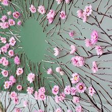 Tapestry inspired by the forest canopy - work in progress. Un proyecto de Artesanía de Olga Prinku - 15.09.2022