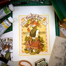 My Linocut Journey. Un progetto di Stampa e Belle arti di Ioana Pioaru - 15.09.2022