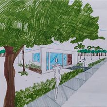 Mi proyecto del curso: Introducción al dibujo arquitectónico a mano alzada. Architecture, and Architectural Illustration project by Sheyla González Rosario - 12.08.2021
