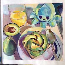 My project for course: Contemporary Oil Painting Techniques. Fine Arts, Painting, and Oil Painting project by zoeybaloey - 09.15.2022