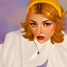My project for course: Digital Fantasy Portraits with Photoshop. Traditional illustration, Drawing, Digital Illustration, Portrait Drawing, Digital Drawing, and Digital Painting project by Veljko Matković - 09.16.2022