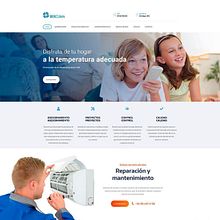 Diseño web para instalador de aire acondicionado. Een project van Webdesign van Elisabet Gómez - 02.02.2021