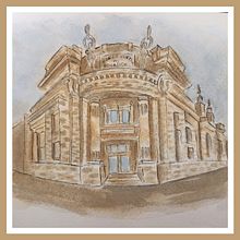 Mi proyecto del curso: Dibujo arquitectónico con acuarela y tinta. Sketching, Drawing, Watercolor Painting, Architectural Illustration, Sketchbook & Ink Illustration project by Diana Ochoa - 09.16.2022