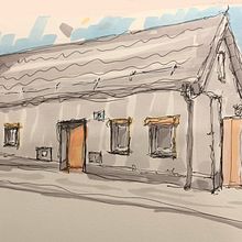 Old house in my town. L, scape Architecture, and Artistic Drawing project by Michał - 09.16.2022