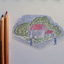 Mi proyecto del curso: Sketchbook ilustrado con lápices de colores. Traditional illustration, Fine Arts, Sketching, Pencil Drawing, Drawing, Artistic Drawing, and Sketchbook project by Yesica Anaya - 09.16.2022