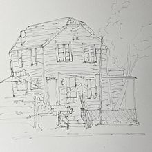 Andy's project for Expressive Architectural Sketching with Colored Markers. Sketching, Drawing, Architectural Illustration, Sketchbook & Ink Illustration project by lepidoptera88 - 09.16.2022