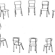 El aula. Traditional illustration, Fine Arts, and Sculpture project by Rosa Amarilla - 09.17.2022