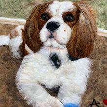 My project for course: Needle Felting: Paint Portraits with Wool. Arts, Crafts, Fiber Arts, Naturalistic Illustration, Needle Felting, and Textile Design project by qbeehanson - 09.15.2022