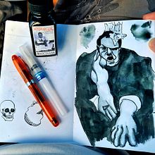 Bacon. Een project van  Tekening van Travis Wisotzkey - 17.09.2022