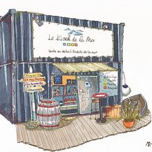 Esquisses d'architecture expressives aux feutres de couleur. Un projet de Illustration traditionnelle, Dessin , et Esquisse  de Marion Penvern - 15.09.2022