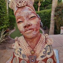 "Indigenous" My project for course: Introduction to Clay Figurative Sculpture. Sculpture, and Fine Arts project by Kim Groff - 09.11.2022