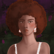 Meu projeto do curso: Personagens femininas poderosas: ilustreconfiança e diversidade. Un progetto di Illustrazione tradizionale, Pittura, Illustrazione digitale, Disegno digitale e Pittura digitale di Danielly Elissamar - 13.09.2022