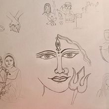 Inspiration from shabad Bhand jammee-ai  bhand nimmee-ai by Guru Naank Dev ji. Drawing, Sketching, Pencil Drawing, and Creativit project by kaurkarandeep_07 - 09.18.2022