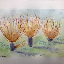 My project for course: Sketchbook Landscapes: A Colorful Approach. Un progetto di Bozzetti, Creatività, Disegno a matita, Disegno e Sketchbook di Bernhard Ebbinghaus - 18.09.2022