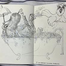 My project for course: Surrealistic Fineliner Illustration. Un projet de Illustration traditionnelle, Dessin au cra, on, Dessin, Dessin réaliste, Dessin artistique et Illustration à l'encre de Nelvia McGrath - 18.09.2022
