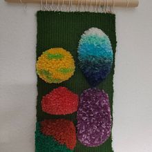 Mi proyecto del curso: Tejido de tapices de lana en relieve con flecos y texturas. Accessor, Design, Arts, Crafts, Interior Decoration, Fiber Arts, Weaving, Textile Design, Advertising, Architecture, Art Direction, Design Management, Events, Fine Arts, Industrial Design, Interior Architecture, Interior Design, Interactive Design, L, scape Architecture, Sculpture, To, Design, Social Media, Creativit, Textile D, eing, Spatial Design, Fashion Illustration	, Stationer, Design, Presentation Design, and Textile Printing project by Amilcar Vicente Blanco Vargas - 09.18.2022