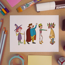 Mi proyecto del curso: Fábrica de personajes ilustrados. Traditional illustration, Character Design, Digital Illustration, Children's Illustration, and Narrative project by Nerina Vallejo Verdi - 10.10.2022