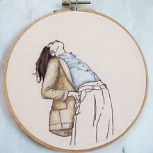 In the Wind. Un proyecto de Needle felting, Bordado, Ilustración de moda					 y Artesanía de Courtney McLeod - 29.08.2022