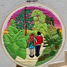 Mi proyecto del curso: Introducción al bordado botánico. Embroider, and Textile Design project by Gloria Amalia González León - 09.19.2022