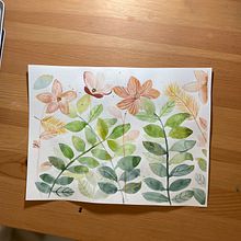 My project for course: Artistic Floral Watercolor: Connect with Nature. Traditional illustration, Painting, Watercolor Painting, and Botanical Illustration project by luanagsousa - 09.19.2022