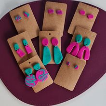 Polymer clay earrings- my first project . Un projet de Design de bijoux de hello_232379 - 19.09.2022
