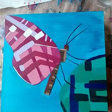 Mi proyecto del curso: Pintura acrílica estilizada: explora el color y la forma . Pictură acrilică și Pictura de Cynthia Denise - 09.19.2022