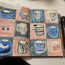 My project for course: Illustrated Life Journal: A Daily Mindful Practice . % Lindsay Ponomarev tarafından hazırlanan Güzel sanatlar, Eskiz çizimi, Yaratıcılık, Çizim, Ve Eskiz defteri projesi - 09.19.2022