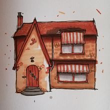 Mój projekt z kursu: Rysunek architektoniczny: kolor i artystyczna ekspresja Ein Projekt aus dem Bereich Skizzenentwurf, Zeichnung, Architektonische Illustration und Sketchbook von owadomorek - 19.09.2022