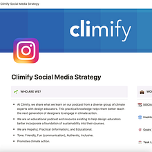 Climify: Personal Branding Strategy for Social Media. Un proyecto de Marketing, Redes Sociales, Marketing Digital, Mobile marketing, Instagram, Marketing de contenidos, Marketing para Facebook, Comunicación y Marketing para Instagram de Eric Benson - 19.09.2022