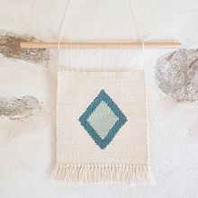 Mon projet du cours : Tissage de tapisseries de haute lisse. Arts, Crafts, Decoration, Fiber Arts, Weaving, and Textile Design project by maelle.gueroult - 09.19.2022