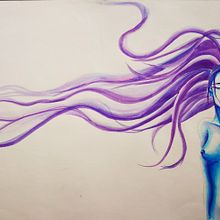 Solo vine a hablar por teléfono. Ilustração tradicional projeto de Carito Daza - 20.09.2022