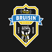 My project for course: Badge Logo Design for Beginners in Illustrator (Bruisin' Bois). Br, ing, Identit, Graphic Design, Vector Illustration, and Digital Design project by Grayson van Loon - 09.20.2022